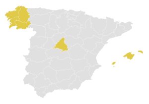 Mapa España ubicaciones Fundación Aldaba