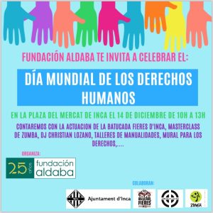 Cartel de celebración Dia de los Derechos Humanos