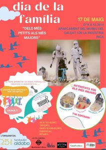 Cartel con las actividades del dia de la familia