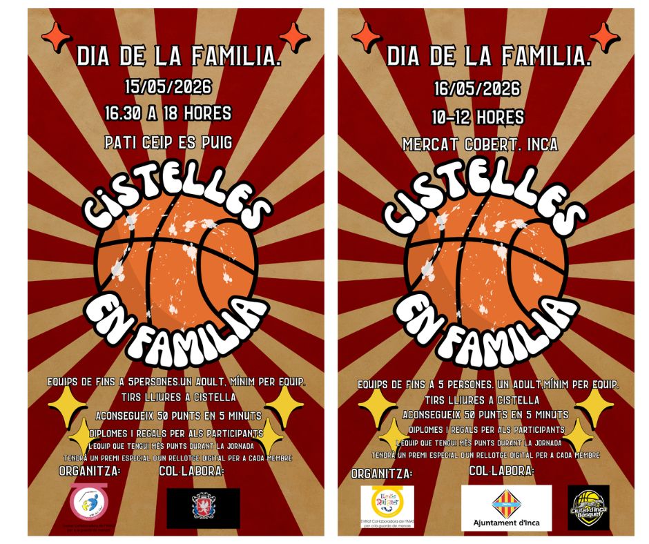 Fotos de los carteles donde se explica de que van los eventos que se van a realizar